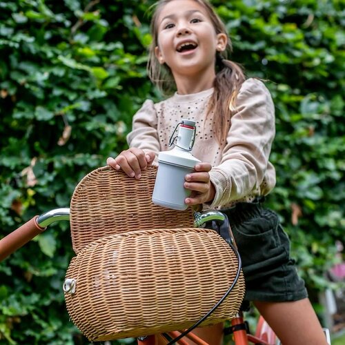 Koziol Láhev na vodu PLOPP TO GO MINI, 200 ml, šedá