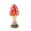 Podzimní dekorační houba Muchomůrka, 12 cm, polyresin
