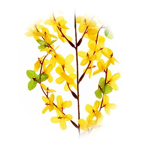 Komplet 3 kosov umetne rastline Forsythia, v. 52cm