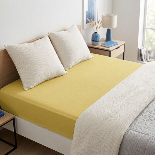 4Home Jersey prostěradlo IDEAL žlutá, 60 x 120 cm