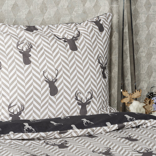 4Home Baumwollbettwäsche Reindeer,  140 x 200 cm, 70 x 90 cm