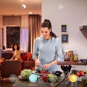 Philips Hue 40761/30/P6 závesné svietidlo Cher 39 W, čierna