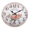 Годинник настінний Paris roses, діаметр 34 см, дерево