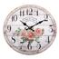 Годинник настінний Paris roses, діаметр 34 см, дерево