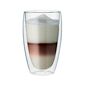 Maxxo „ Cafe Latte“ 2-częściowy zestaw szklanek termo, 380 ml
