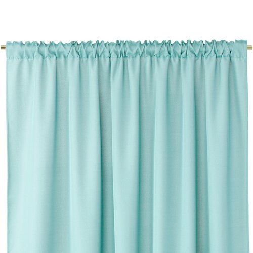 Restilo Záves Oxford Pleat azúrová, 140 x 250 cm