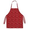 Fartuch kuchenny z motywem świątecznym Choinki 70 x 85 cm, czerwony