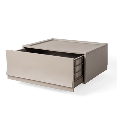 Cutie de depozitare modulară Wave Wood fără roți 54,6 x 43,4 x 22 cm
