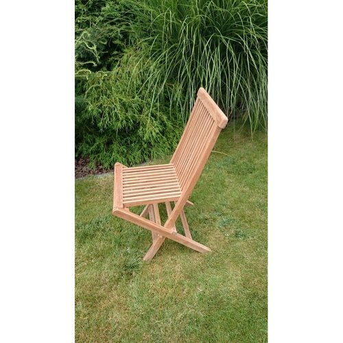 Clasic teak összecsukható kerti székek, 2 db