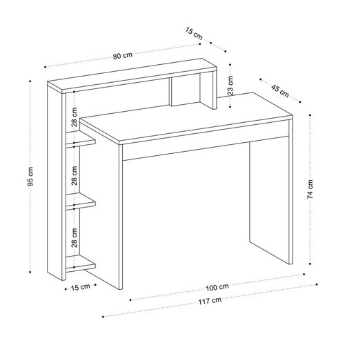 Schreibtisch Uma Oak