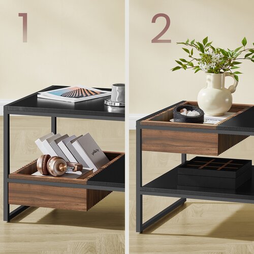 Konferenčný stolík E1081 BK, čierny