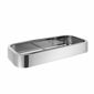 GEDY 3218 Półka prysznicowa Smart, 24,1 x 3 x 11,1cm, srebrna
