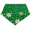 Față de masă de Crăciun - Stele, verde, 85 x 85 cm