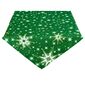 Vianočný obrus Hviezdy zelená, 85 x 85 cm