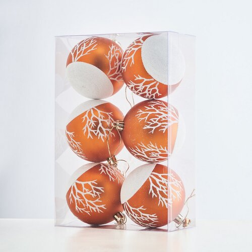 4Home Weihnachtsschmuck-Set Frost, 6 St., Gold