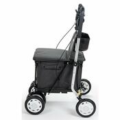 Carlett Senior Comfort nakupovalna torba nakolesih 29 l, temno siva