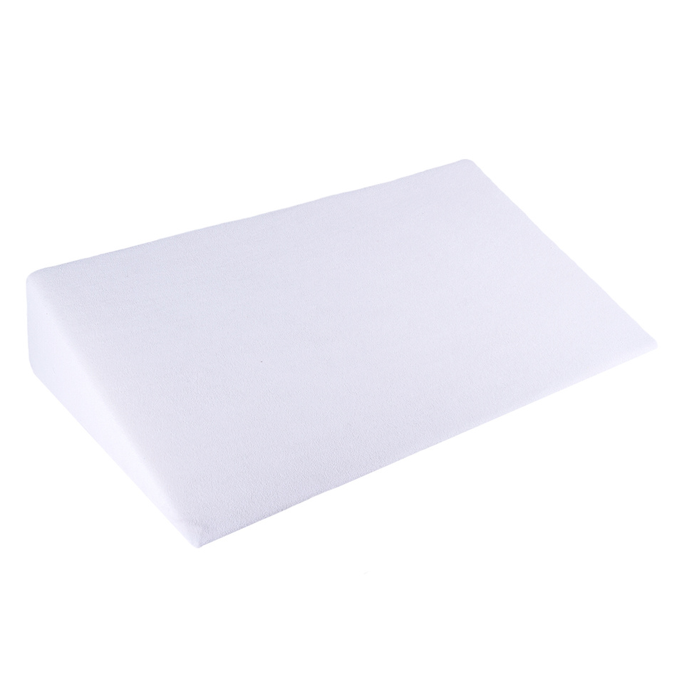 Bellatex Bílý povlak - Klínový podhlavník, 80 x 50 x 20 cm