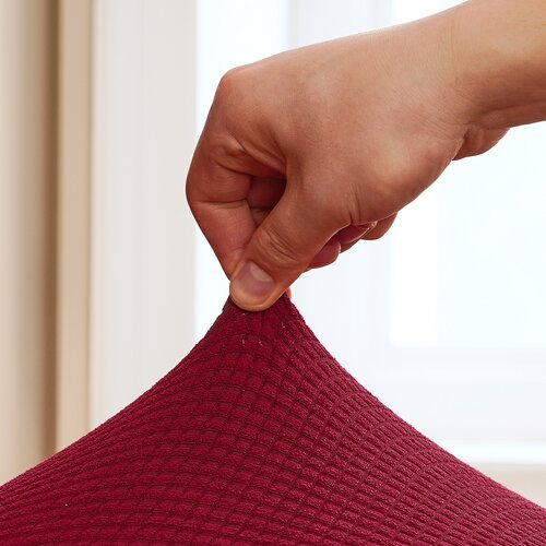 4Home Napínací potah na židli Magic clean vínová,45 - 50 cm, sada 2 ks