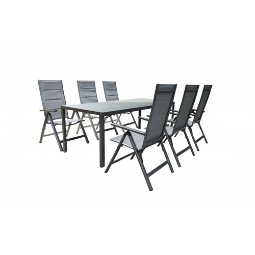 Gartentisch Haggen, 150 x 90 x 74 cm, Aluminium