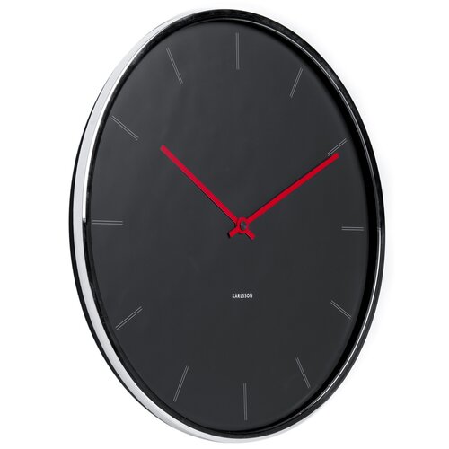 Karlsson 5643GY Designové nástěnné hodiny, 40 cm