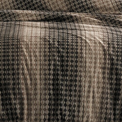 Bedtex Lenjerie de pat din bumbac Oberon maro ,140 x 200 cm, 70 x 90 cm