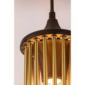 Lampă suspendată Rabalux 72151 Roxas, negru