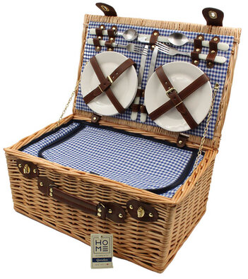 Coș picnic pentru 4 persoane Greece, 46 x 31x 20 cm