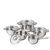 Set de oale din 10 piese 4Home Destiny, capace desticlă