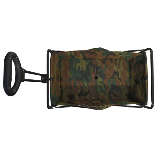 Cattara 13704 Camping voziček zložljiv Trogir Army, 104 x 86 x 55 cm