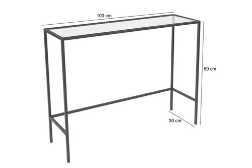 Tabelul decorativ Canvas negru