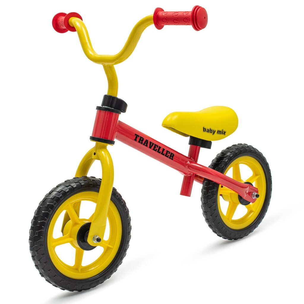 Baby Mix Detský balančný bicykel Traveller,červený