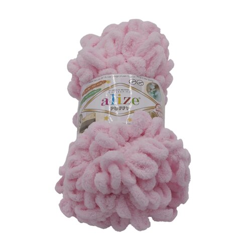 PUFFY fonal rózsaszín, 100 g / 9 m, rózsaszín akciós termékkép 1