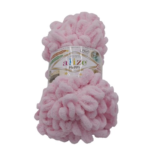 Przędza PUFFY różowy, 100 g / 9 m