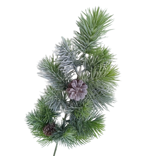 Gałązka pokryta szronem sosny, 59 cm
