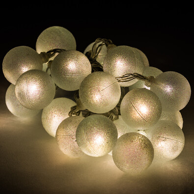 Lanț luminițe decorativ Balls, 20 LED