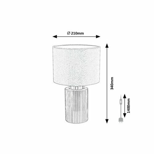 Rabalux 74046 stolní lampa Glovy, zelená