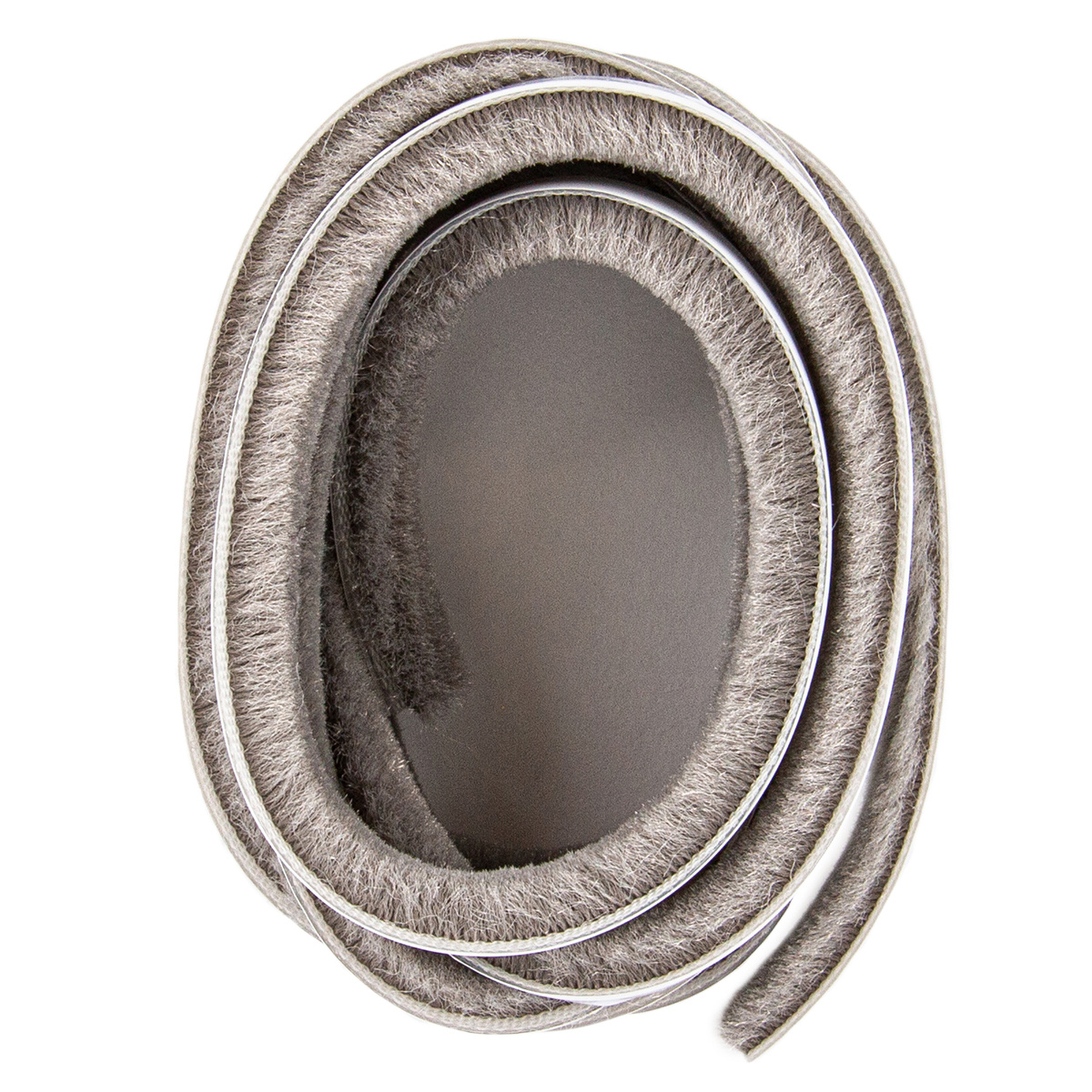 Öntapadós ajtószigetelő kefe 6,7 x 8 mm szürke , 3 m, 3 m termék 2. képe