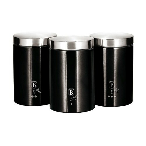 Berlinger Haus 3-dielna sada dóz Royal Black Collection