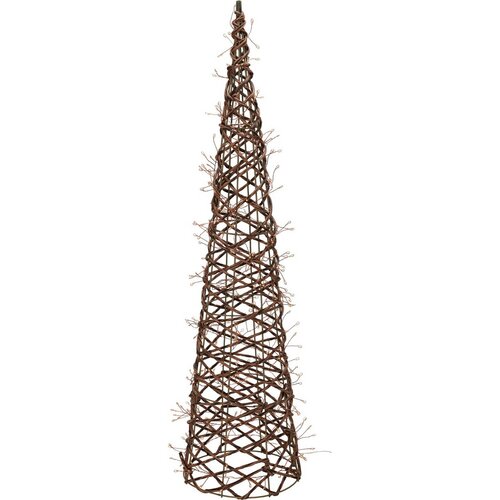 Venkovní vánoční dekorace Svítící kužel, 80 x 20cm, 300 LED, teplá bílá