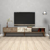 Milan White Marble TV-állvány
