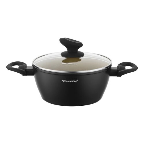 Florina Aluminijski lonec s pokrovom AmVegan byMateusz Gessler, 20 cm, 2,1 l