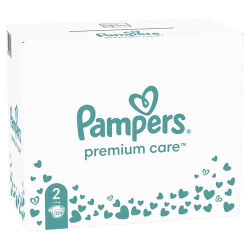 Pampers Plienky Premium Care 224 ks, veľkosť 2