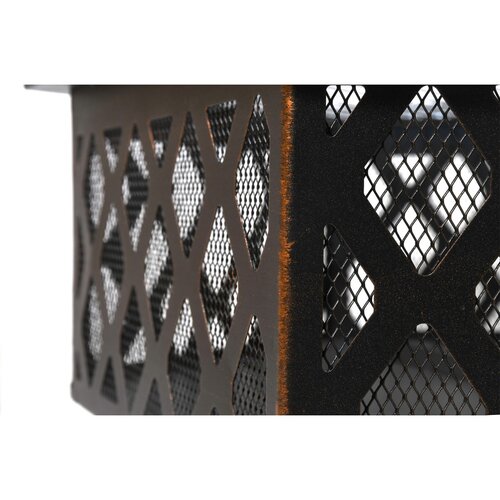 Cattara 13008 Ognjišče s pokrovom Hexagon, 60,5 x70 x 62,5 cm