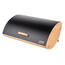 Altom Brotkasten Bamboo, 35 x 25 x 15,5 cm, Schwarz