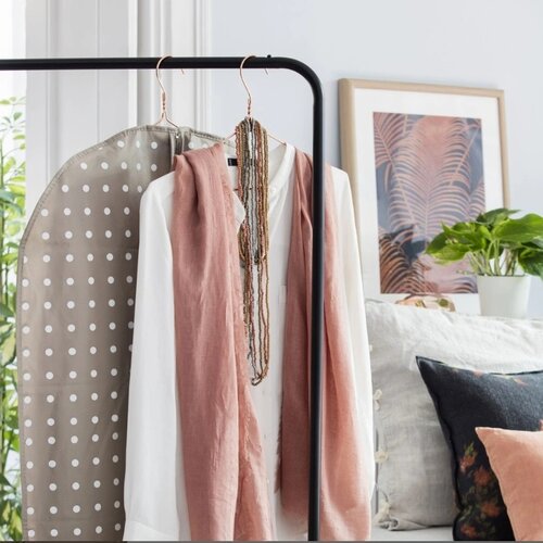 Prevleka za obleko in kratko obleko Compactor Rivoli, 60 x 100 cm