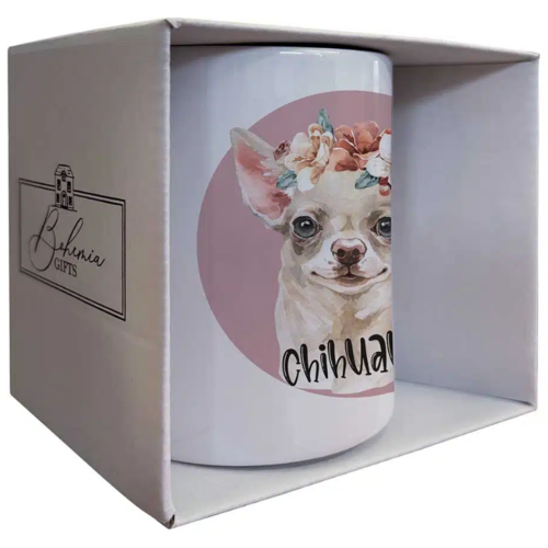 Bohemia Gifts Ceramiczny kubek - Chihuahua, 350 ml