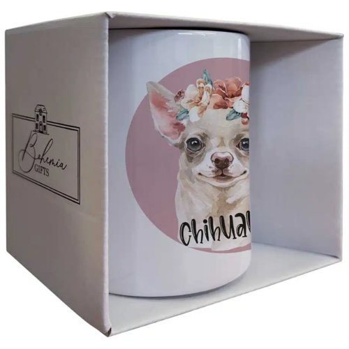 Bohemia Gifts Keramický hrnek - Chihuahua, 350 ml