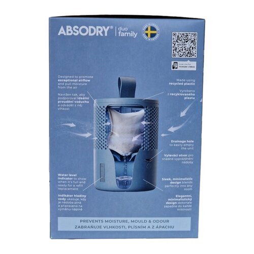 Everbrand Поглинач вологи Absodry Duo Family Bag 6-series, до 50 м3, синій