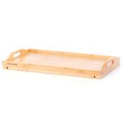 Tavă de servire Homede Malande din bambus, 50 x 30 x 21 cm