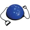Piłka BOSU BALL z gumowymi ekspanderami z uchwytami